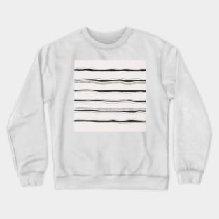 Boho Black Mountains - Minimal Geometric Shapes Crewneck Sweatshirt